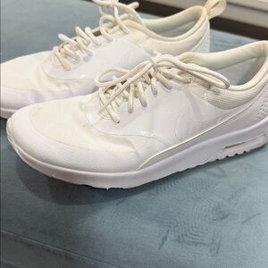 White Nike Athletic Sneakers
